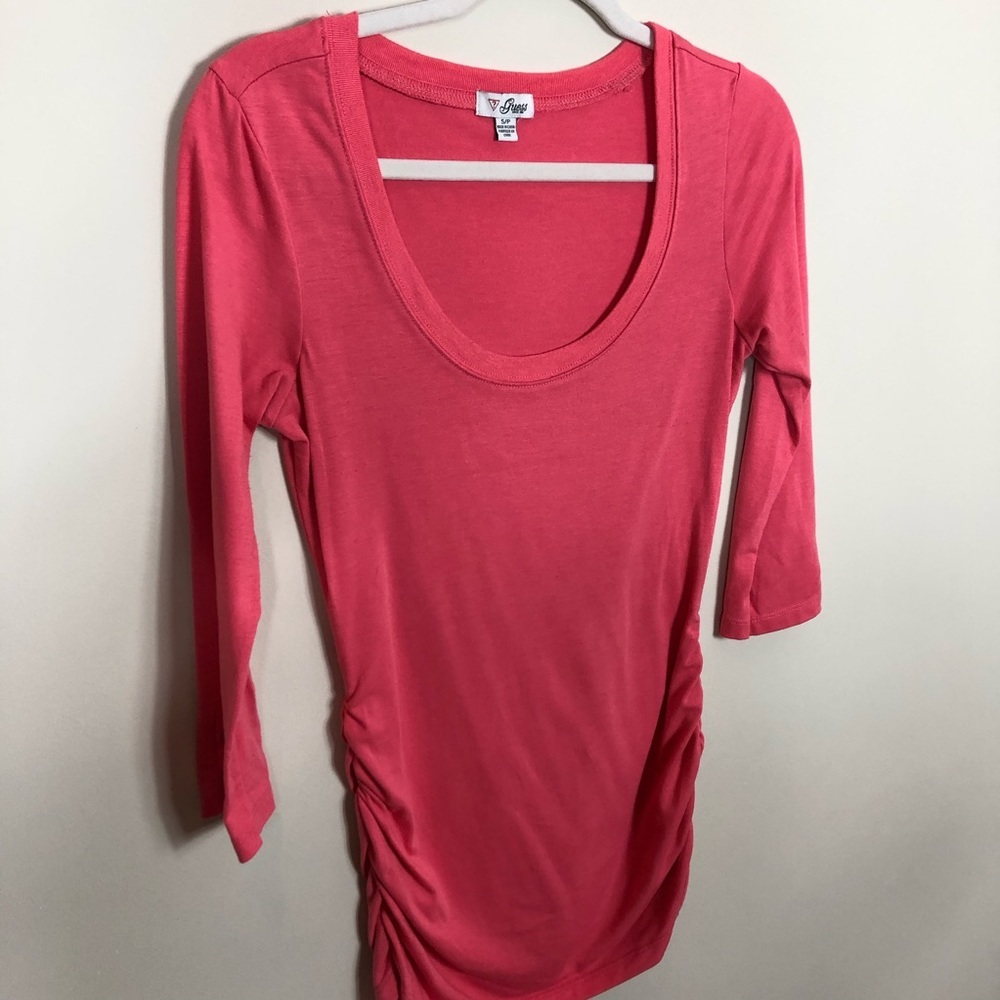 GUESS‎ Knit Top with Cinched Sides Size S